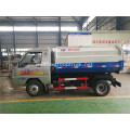 3 cbm hang bucket trash compactor truck